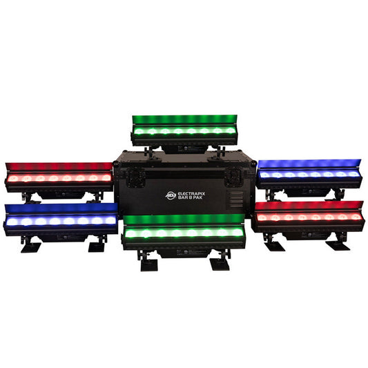 ADJ ElectraPix Bar 8 Pak Lighting Fixture Package