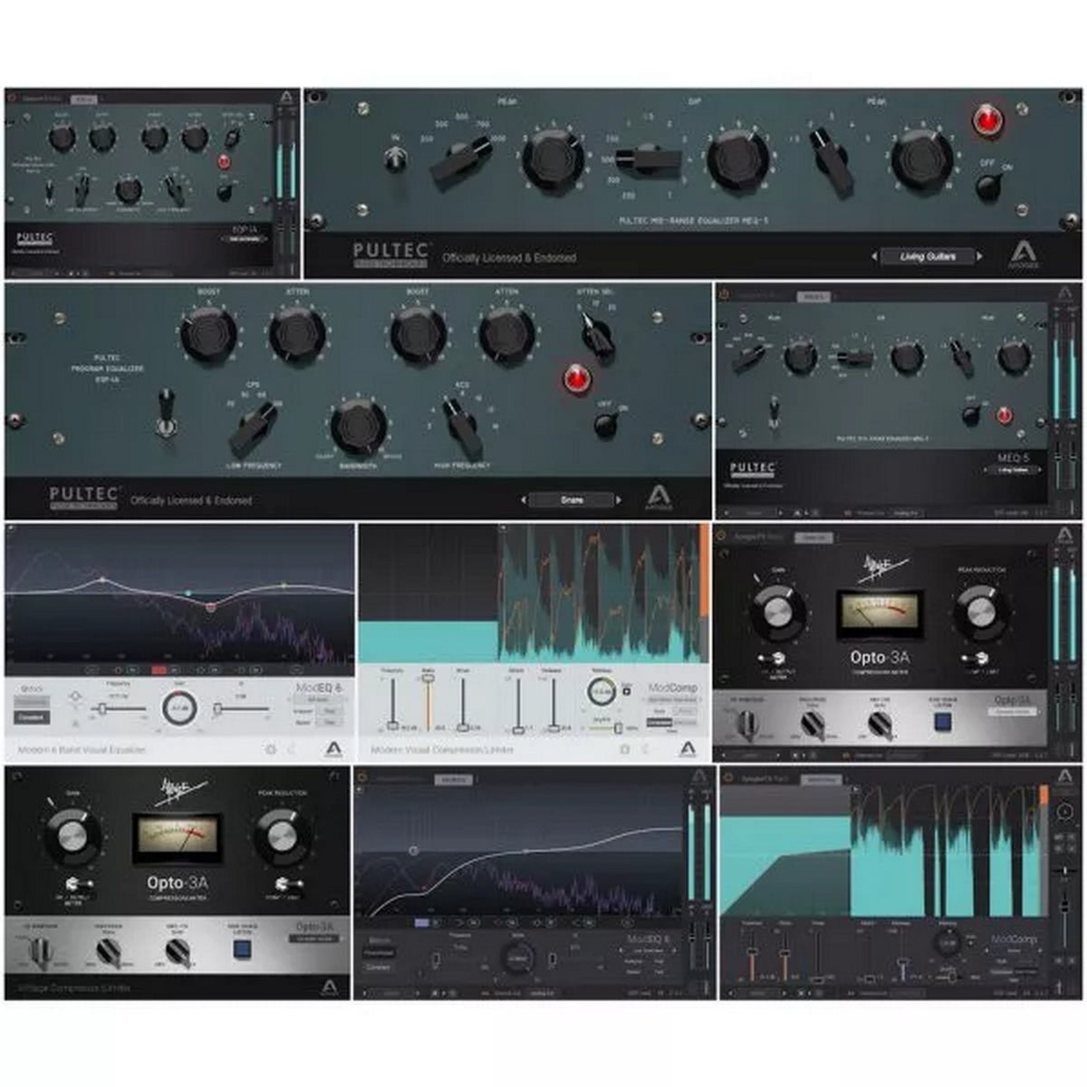 Apogee Mod FX Bundle with ModEQ6 and ModComp Equalizer and Compressor