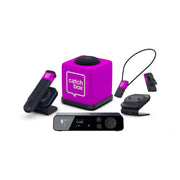 Catchbox Plus System with 4-Channel Hub DSP Receiver Single Cube Bundle - 1x Cube + Charger, 2x Clips + Duo Dock, 1x