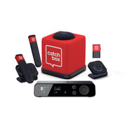Catchbox Plus System with 4-Channel Hub DSP Receiver Single Cube Bundle - 1x Cube + Charger, 1x Clip + Single Dock, 2x