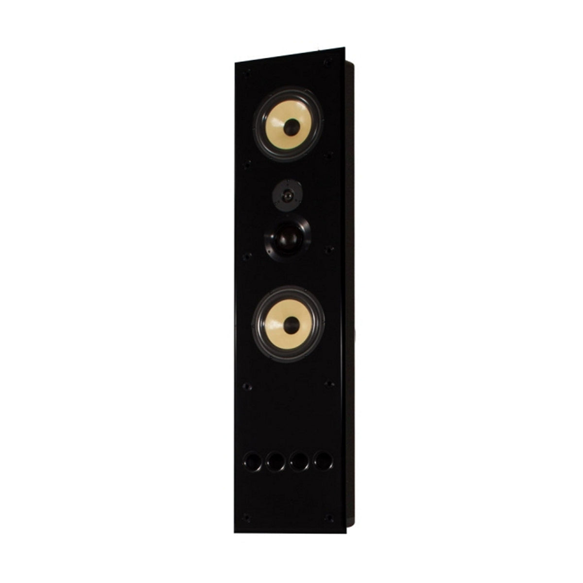 Induction Dynamics S1.8W Wall-Mountable Bookshelf Speaker with S4X Technology - Black Gloss