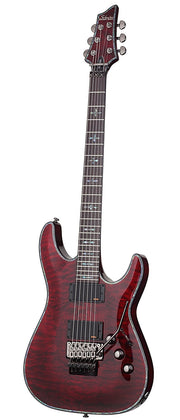 Schecter Hellraiser C-1 FR with Floyd Rose Tremolo Electric Guitar, Black Cherry