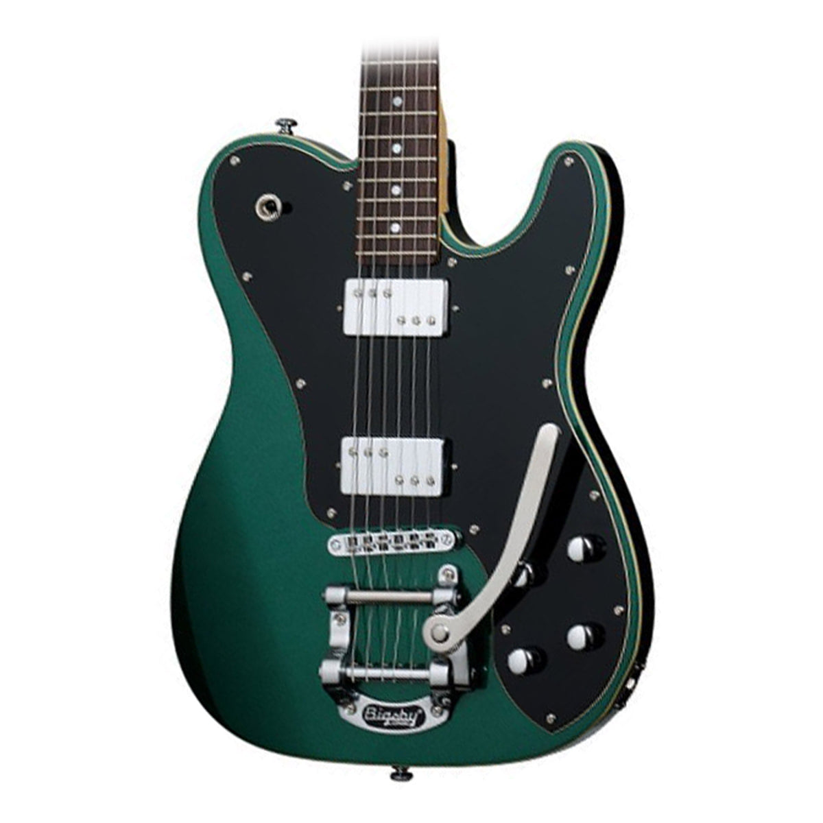 Schecter Retro Series PT Fastback IIB Electric Guitar Bigsby Dark Emerald Green
