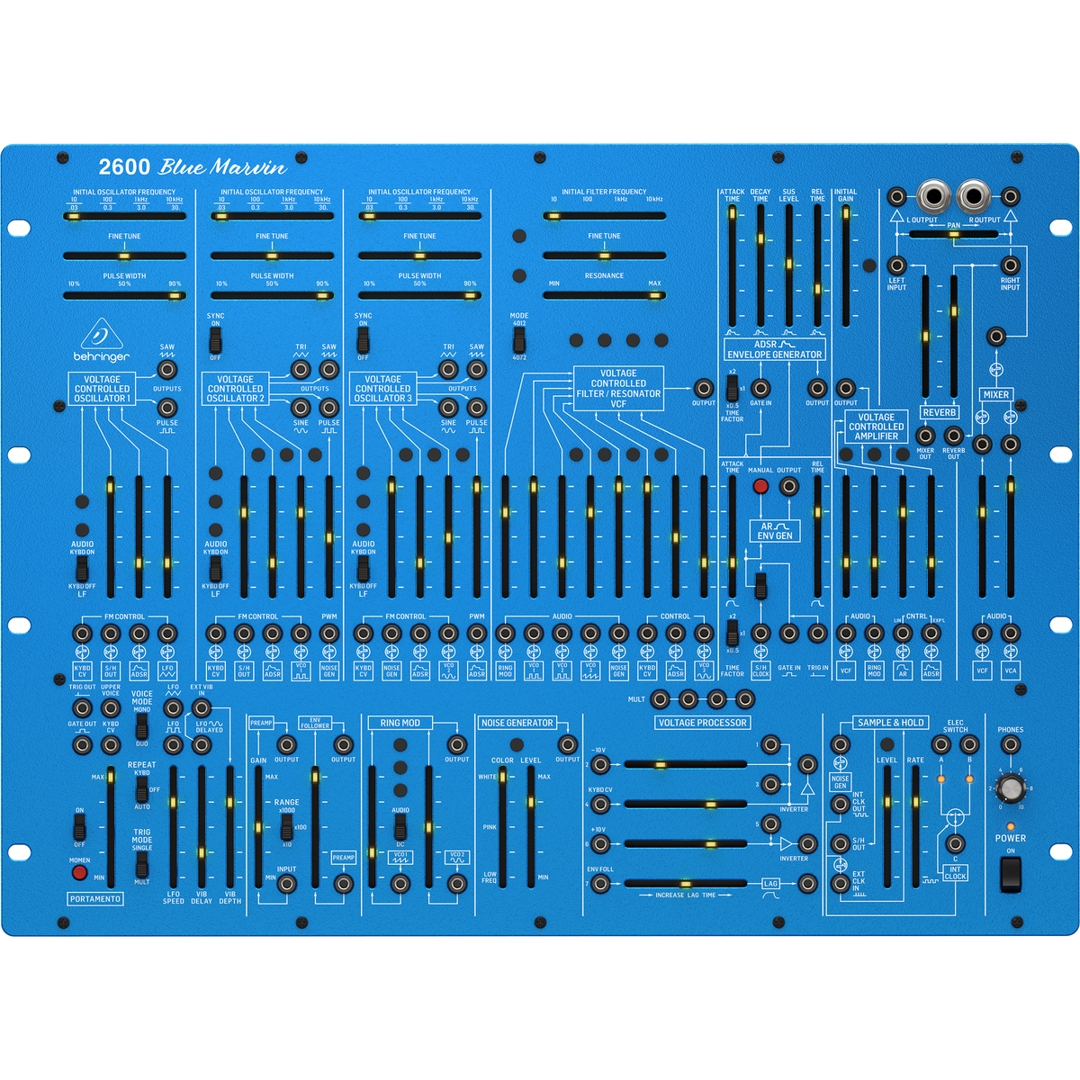 Behringer 2600 Blue Marvin Limited-Edition Analog Semi-Modular Synthesizer