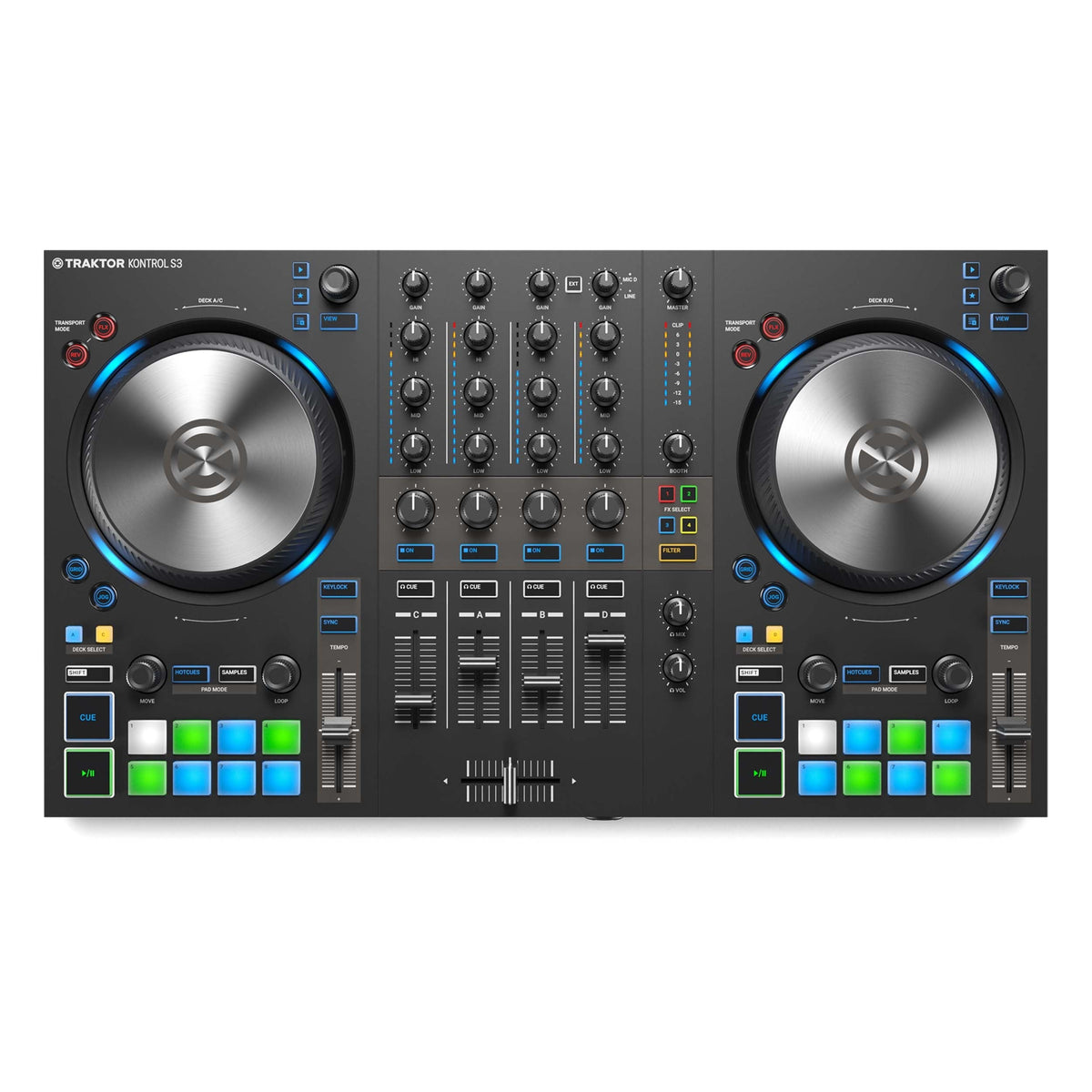 Native Instruments Traktor Kontrol S3 4-Channel DJ Controller