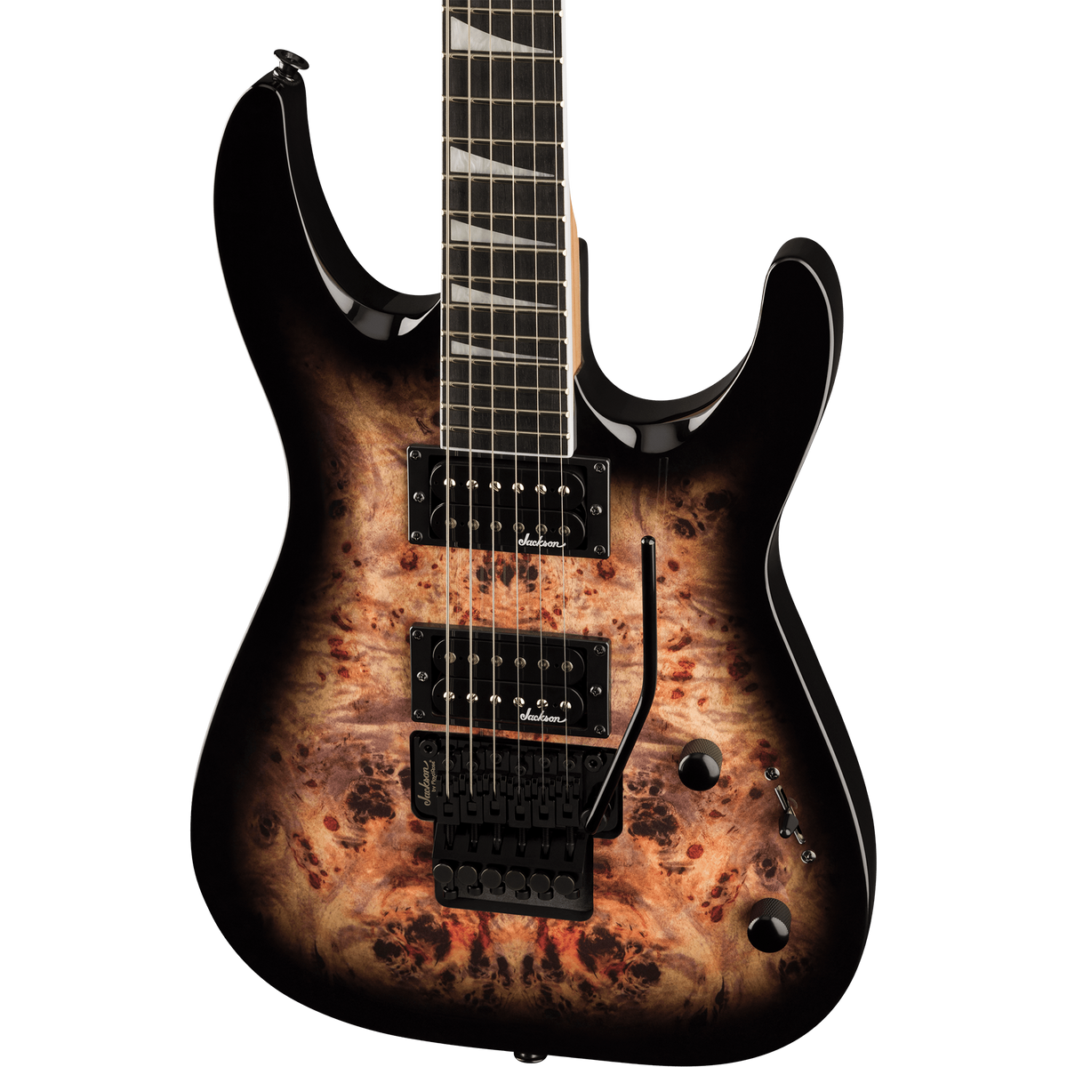 Jackson JS Series Dinky® JS32 DKAP Electric Guitar, Transparent Black Burst