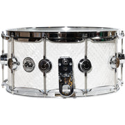 Drum Workshop Collectors Series 6.5x14 Snare Drum - White Crystal
