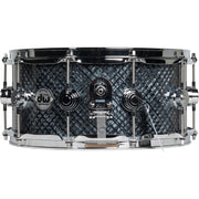 Drum Workshop Collectors Series 6.5x14 Snare Drum - Grey Crystal