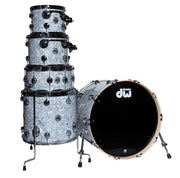 Drum Workshop Collectors Series 5-Piece Shell Kit - Ivory Chaos