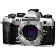 OM System OM-5 Mark II Mirrorless Camera, Silver Body