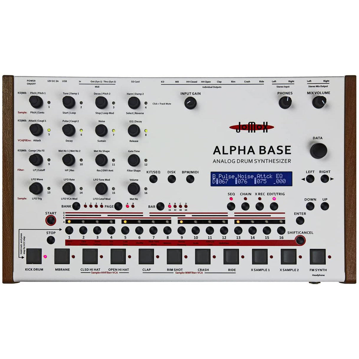 Jomox Alpha Base Analog Drum Synthesizer