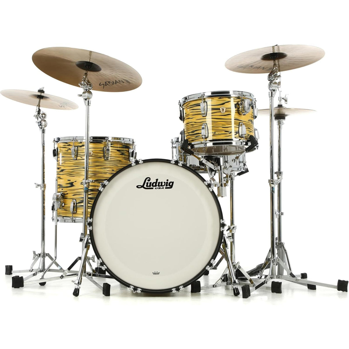 Ludwig Classic Maple 3-Piece Jazzette Shell Pack - Lemon Oyster