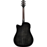 Ibanez AAD77CE AAD Acoustic Electric Guitar - Transparent Black Sunburst