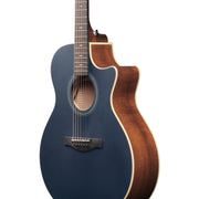 Ibanez AE100 6-String Acoustic Electric Guitar, Dark Tide Blue Flat