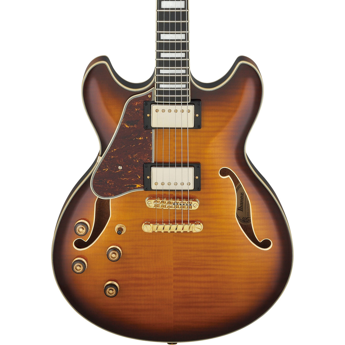 Ibanez AS93FML AS Artcore Expressionist Left Handed Electric Guitar - Violin Sunburst