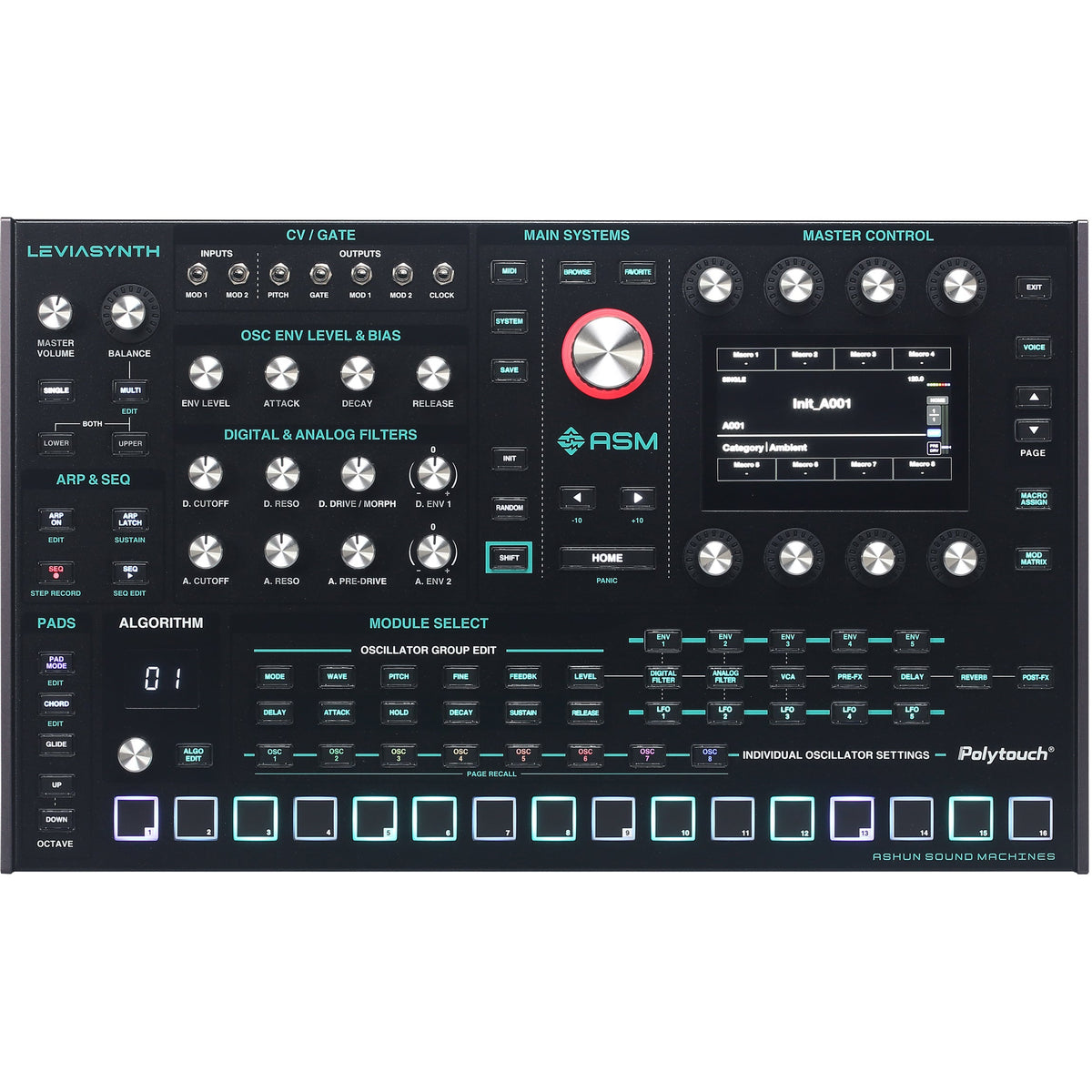 ASM Leviasynth Desktop Synthesizer