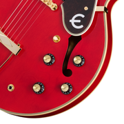 Epiphone Masterbilt Gem Archer Sheraton Electric Guitar - Cherry Red