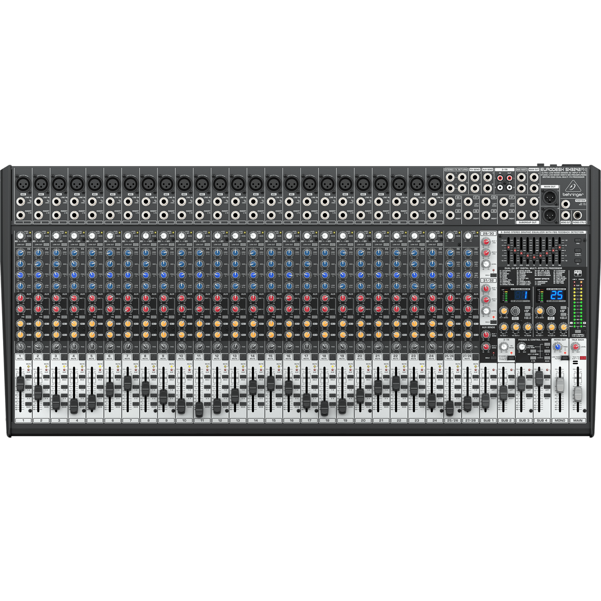 Behringer SX3242FX Eurodesk 32-Input 4-Bus Studio/Live Mixer