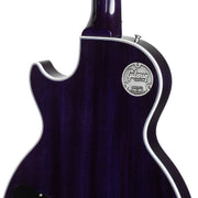 Gibson Les Paul Custom Figured Electric Guitar - Translucent Blue