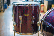 Ludwig LR322FXRS Club Date Fab 3 3-Piece Shell Pack in Ruby Sparkle LR322FXRS