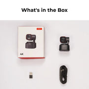 OBSBOT Tiny 2 Lite PTZ Camera with Tripod, Adapter and Remote Combo
