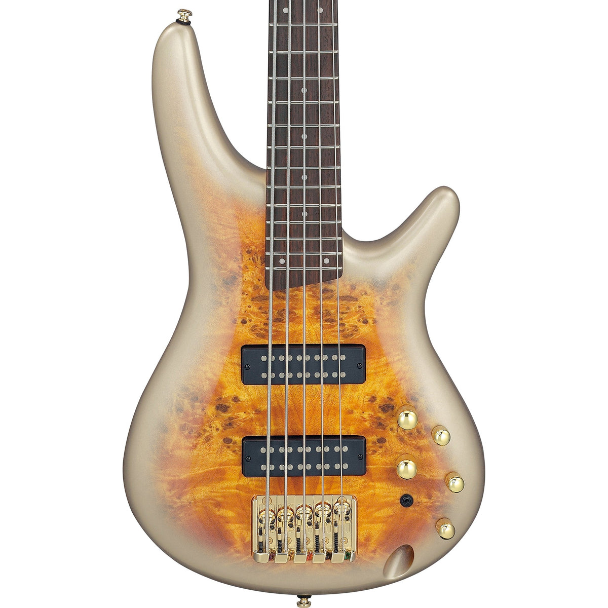 Ibanez SR Standard 5-String Electric Bass Mars - Gold Metallic Burst