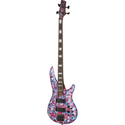 Ibanez SR4A250 SR Premium 4-String Electric Bass - Red, White and Blue