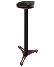 Ultimate Support MS-100R Studio Monitor Stand Pair - Red w/ Speaker Cables
