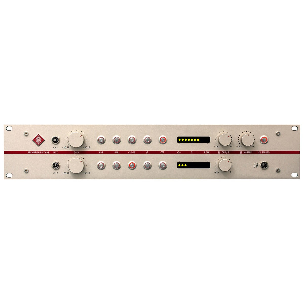 Neumann V402 Dual Channel Preamp with Headphone Amplifier