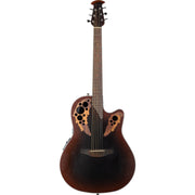 Ovation Celebrity Elite CE44 Mid Depth - Reverse Red Burst