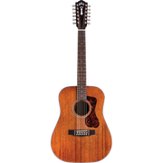 Guild D-1212 12-String Dreadnought Westerly Acoustic Guitar, Natural
