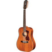 Guild D-1212 12-String Dreadnought Westerly Acoustic Guitar, Natural