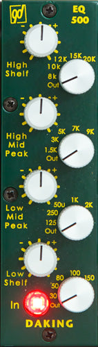 Daking EQ 500 4-Band Inductor Based on Console EQ EQ500