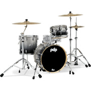 Pacific Drums & Percussion Concept Maple Bop Kit - SIlver to Black Sparkle Fade