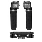 Kondor Blue Pro Pivot Rosette Camera Rig Module Grip - 2x Rosette Reversible Grip + Dual Rod Clamp / Raven Black