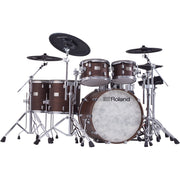 Roland VAD716 V-Drums Electronic Drum Set - Satin Walnut